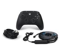 Manette filaire PowerA Advantage pour Xbox Series X|S avec bande LED Lumectra + RVB - Noire