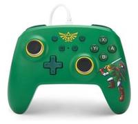 Manette filaire PowerA Core Zelda pour Nintendo Switch Vert, Jaune, Blanc, Noir, Marron, Gris E