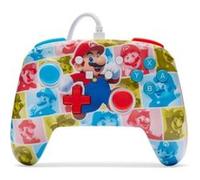 Manette filaire PowerA Mario Hero Reel pour Nintendo Switch Bleu, Rouge, Blanc, Vert, Jaune, Noir, Rose G