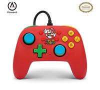 Manette filaire PowerA Nano pour Nintendo Switch, modèle Nintendo Switch OLED et Nintendo Switch Lite, accessoire de jeu, manette de jeu, manette filaire, sous licence officielle - Mario Medley