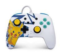 Manette filaire - PowerA - Nintendo Switch - Pikachu High Voltage - Blanc - Jaune
