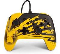 Manette filaire PowerA pour Nintendo Switch Eclairs Pikachu Noir et jaune G