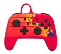 Manette filaire PowerA Speedster Mario pour Nintendo Switch Rouge, Orange, Jaune, Noir, Vert, Blanc, Bleu, Marron G