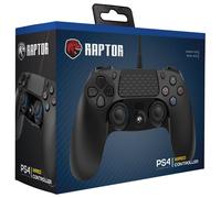 Manette filaire Raptor PS4 noire