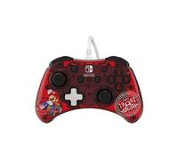 Manette filaire Rock Candy pour Nintendo Switch Rouge