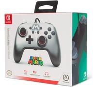 Manette Filaire SILVER SUPER MARIO BROS Gris POWERA NINTENDO SWITCH, OLED