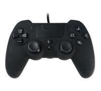 Manette filaire Steelplay Slimpack pour PS4 PS3 PC Noir Noir G