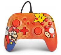 Manette Filaire SUPER MARIO VINTAGE pour Nintendo Switch 2 et OLED POWERA -NEUF