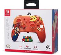 Manette Filaire SUPER MARIO VINTAGE pour Nintendo Switch et OLED POWERA -NEUF