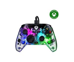 Manette filaire TURTLE BEACH Afterglow RGB Xbox et PC coque transparente USB-C USB 3 m sticks Hall effect double vibration LED multizone