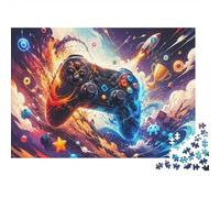 Manette Fusée Trophée Puzzle, 1000 Pièces Jeu Intérieur Adulte | 52x38cm Carton, Exercice Mental, Coupe Précise, Amateurs De Puzzles, Réduction Du Stress