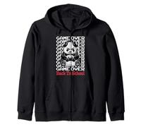 Manette Game Over Back to School Funny Panda Bear Gamer Sweat à Capuche