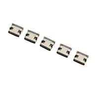 Manette Gamepad Connecteur Port pour Remplacement | Métal durable, interface de type C, performances stables, ensemble de 5 pièces