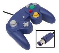 Generique Manette Gamepad vibrante filaire Compatible GameCube et Wii Violette