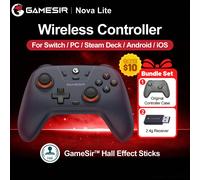 Manette GameSir Switch 2, Manette de jeu PC, Manette Android, Joystick Nova Lite, Compatible avec Switch 2, Switch 1, PC, Appareils iOS, Switch Steam Deck, Windows, Avec joystick à effet Hall, Fourni