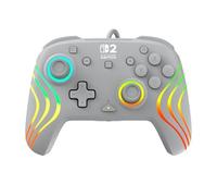 Manette gaming filaire Afterglow Wave Gris pour Nintendo Switch 2