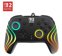 Manette Gaming filaire RGB - TURTLE BEACH - Afterglow Wave pour Nintendo Switch 2 - Noir
