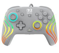 Manette gaming filaire Turtle Beach Afterglow Wave Gris pour Nintendo Switch 2