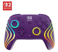 Turtle Beach Manette sans fil Afterglow Wave – Violet – Compatible Switch/Switch Lite/Modèle OLED