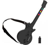 Manette Guitar Hero Pour Pc Et Ps3, Guitare Sans Fil Pour Jeux Guitar Hero 3/4/5 Et Rock Band 1/2, Guitare Guitar Hero Contrôleur Avec Sangle De Guitare (Ten Keys/Black)