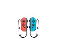 manette joy pad pour switch, manette de jeu sans fil avec dragonne compatible avec nintendo switch(rouge bleu)