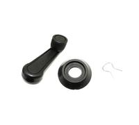 Manette Lève Vitre 1 Pièce D'accessoires Universels Pour Voiture Lève-vitre Poignée De Porte Remplace La Manivelle K7C6 Régulateur Fenêtre Côté(Le noir)