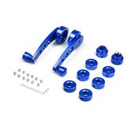 Manette Lève Vitre Manivelle De Lève-vitre Manuelle Universelle En Alliage D'aluminium Pour Voiture Accessoire De Remplacement Régulateur Fenêtre Côté(Bleu)