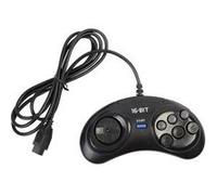 Manette Megadrive Noire Noire G