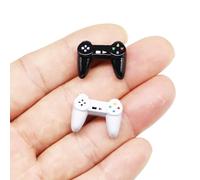 Manette miniature pour maison de poupée, modèle d'émulation de manette de jeu, accessoires électroniques pour maison de poupée, accessoires miniatures, salle d'ordinateur, jardin féérique, diorama
