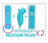 Manette Motion Plus Wii + Nunchuck Blanc bleu compatible avec Nintendo WII WII mini WII U x2 https://www.fnac.com/mp35534795/Manette-Motion-Plus-Wii-Nunchuck-Blanc-bleu-compatible-avec-Nintendo-WII-WII-mini-WII-U-x2/w-4?oref=5f978c57-bc26-6773-df8a-ffebf1c5aea9