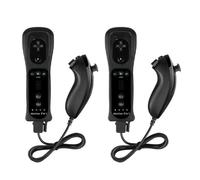 Manette - Nintendo - Wii - 2X Télécommandes - Nunchuck - Motion Plus - Sans fil