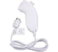 Manette GENERIQUE Manette Nunchuk Filaire pour Wii U Blanc