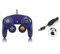 Manette Pad Joystick filaire Pour Console Nintendo GameCube & Wii - Violet