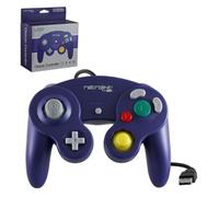 Manette Pad Joystick Style Nintendo GameCube avec câble USB intégré Pour Ordinateur PC & Mac - Rétro Gaming - Violet