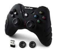 Manette PC Sans Fil 2,4G pour PC/PS3/Steam/Android TV avec Hall Joysticks | Manette PS3 Gamepad PC avec Double Vibration, Gamer Manttes pour Windows 11/10/8 PS3 Laptop Steam Raspberry Pi Android TV