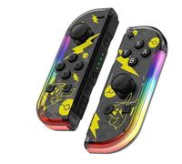 Manette Pikachu Noir pour Switch Manette de jeu sans fil Bluetooth multicolore MANETTE JEUX VIDEO