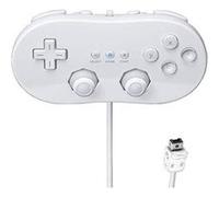 Manette plate Classic Pro pour Nintendo Wii, Wii U - 1,20 m - Blanc - Straße Game ® Blanc G