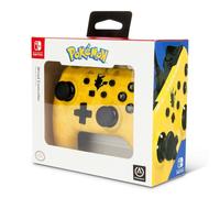 Manette Nintendo Switch filaire PowerA Pikachu Silhouette Jaune - Neuf