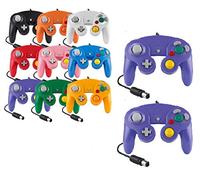 Manette pour Game Cube Blanc et Switch Filaire Gamepad Joypad (Violet)