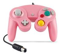 Manette GENERIQUE Manette pour Gamecube Filaire VORMOR NGC Contrôleur Compatible avec Gamecube Nintendo Wii - Rose