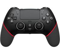 Manette Pour Ps4 Avec Turbo Macro Programming, 2024 Nouvelle Manette Hall Effect Joystick Sensible Non Dérive, Manette 1000mah Batterie Pour P4/ Pro/Slim Avec Haut-Parleur Audio Jack(Rouge)