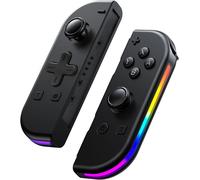 Manette pour Switch, Manette Sans Fil avec LED/Double Vibration/Wake-Up/Axe gyroscopique/capture d'écran