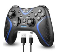 Manette pour Switch, Manette sans Fil pour Switch 2/Lite/OLED/Switch/Windows, Controller for Switch Pro avec ONE KEY WAKE UP/CAPTURE D'ÉCRAN/Turbo Adjustable/Vibration Réglable/ 6 Axes