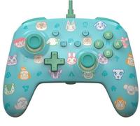 Manette PowerA Enhanced Wired Controller Filaire Bleu Animal Crossing Edition Bensussen Deutsch & Associates pour Nintendo Switch