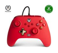 PowerA Manette filaire améliorée pour Xbox – Rouge – Compatible Xbox One/Series X/S