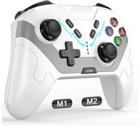 Manette Pro Pour Switch/Lite/Oled - Sans Fil Avec Macro, Réveil, Lumineux, Turbo, Gyro 6 Axes - Prise En Charge Android/Ios/Pc Windows 7810