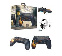 Manette PS4 Bluetooth Harry Potter Hogwarts Legacy Vivet Doré Lumineuse 3.5 JACK + Casque GAMING PS4-PS5 PLAYSTATION