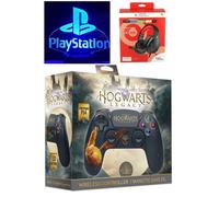 Manette PS4 Bluetooth Harry Potter Hogwarts Legacy Vivet Doré Lumineuse 3.5 JACK + Casque GAMING ROUGE PS4-PS5 PLAYSTATION
