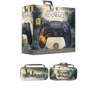 Manette PS4 Bluetooth Harry Potter Hogwarts Legacy Vivet Doré Lumineuse 3.5 JACK + Sacoche Harry Potter XL Switch - Oled - Hogwarts