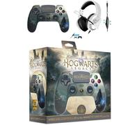Manette PS4 - Harry Potter - Hogwarts Legacy - Bluetooth - Moteur double vibration - Boutons lumineux